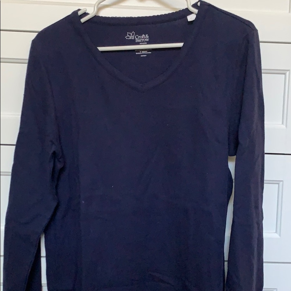 long sleeve pj shirt